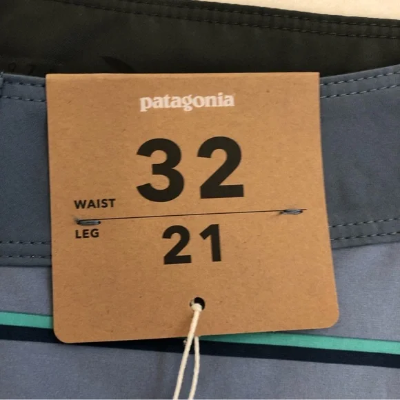 Patagonia Men's Hydropeak 21 'Light Plume Grey' Boardshorts 86480-SP22